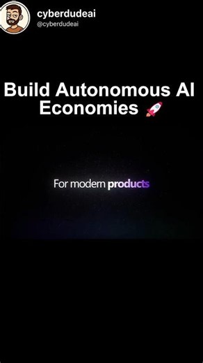 "Build Autonomous AI Economies"! 🚀 #shorts #ai #solana