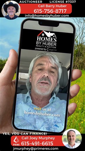 You think auction homes can’t be financed? Think again. Joey Murphey Home Loans partnered with Barry Huber with Homes By Huber and closed an auction home in just 2 weeks and 2 days. Pre-approvals on the spot, smooth closings, and real results. If you’ve been on the fence about auctions, let’s talk. #AuctionHome #PRMI #HomesByHuber | Joey Murphey Home Loans - PRMI Hendersonville - NMLS #817903