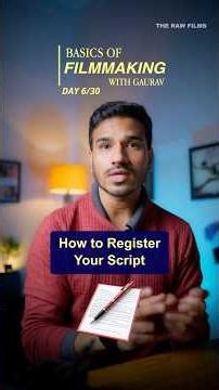 Protect Your Script in India | Day 6 of 30 Days of Filmmaking #viralshorts