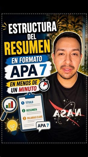 Formato APA 7 en menos minutos: Estructura del resumen + tips