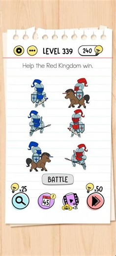 Brain Test Level 339 Solution & Walkthrough | Tricky Puzzles (Android & iOS Shorts)