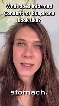 what does informed consent for buspirone look like?