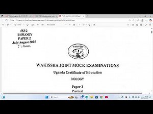 wakissha mock guide paper 2