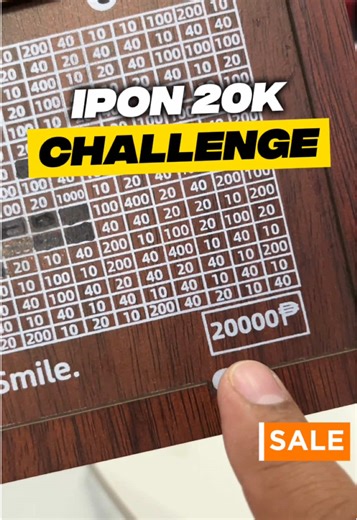 20K Ipon Challenge: Save with a Wooden Piggy Bank