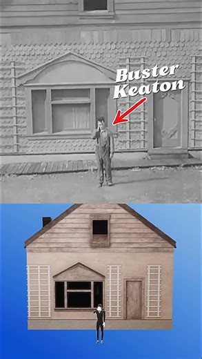 How Buster Keaton did this stunt in 1928