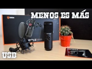 🎙 Krom Kapsule REVIEW 🔎 CON PRUEBAS ¿El mejor micrófono económico?