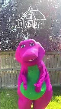 Let's sing a farm-tastic song with Barney! 🌾 🚜🐄 #subscribe