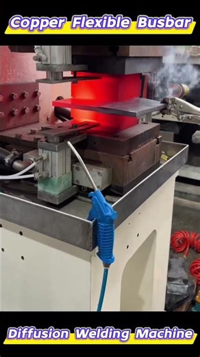 Stop traditional welding problems for flexible busbars! #diffusionwelding #diffusionweldingmachine