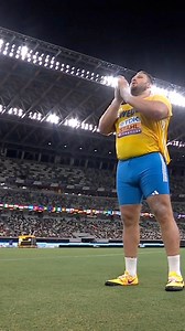 Daniel Stahl always saves the best for LAST 🕺 70.47m monster throw on his 6th and final attempt to successfully defend his discus crown in Tokyo 🙏 #WorldAthleticsChamps #sweden #japan #discusthrow | World Athletics