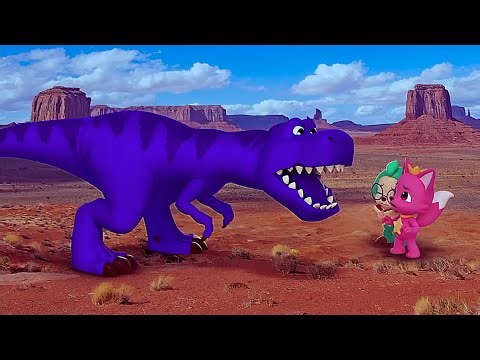 Pinkfong HOGI DINOSAUR APOCALYPSE Effects ULTRA Neon Power Explosion 💥🌈