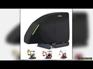 Mini Excavator Cover Fit for Bobcat E20 17603530lbs Water Proof 210D Oxford Fabric Zippered Exterio