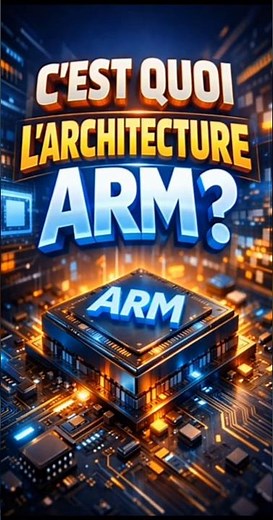 C’est Quoi L’Architecture ARM ? Explication Simple ⚡💻 #arm #cpu #processeur #informatique #tech