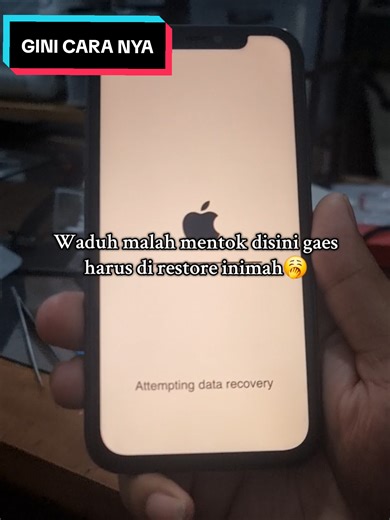 Cara ngatasin attempting data recovery di iphone #fyp #iphone #ip11 #passcode #apple