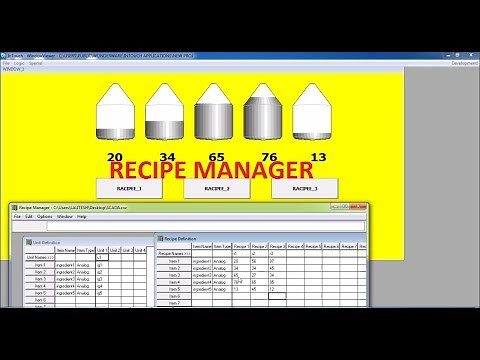 RECIPE MANAGER IN INTOUCH SCADA SOFTWARE TUTORIAL PART:12