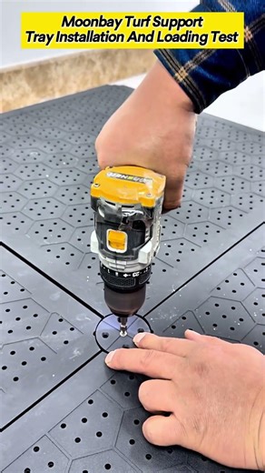 Can Turf Stay Stable Under Load? | Turf Support Tray Installation & Test