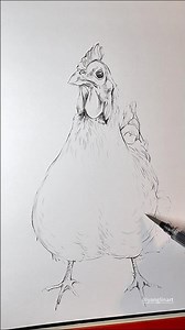 Ink Sketch Series · Animal 20 #inksketch #drawingprocess