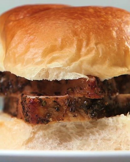 These portable, make-ahead sandwiches are a busy hostess's secret to a crowd-pleasing spread. Get the recipe: http://trib.al/NZzq7R2 | Southern Living