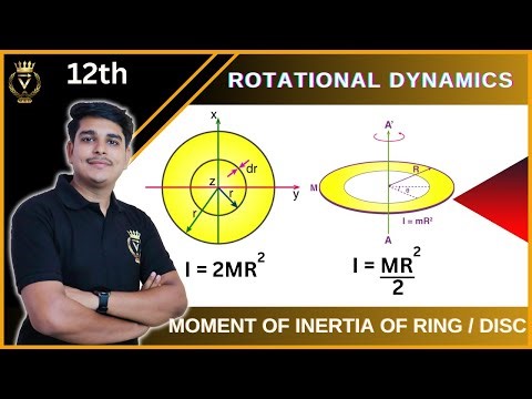 Moment of Inertia of a Ring and Disc | Physics| #rotationaldynamics