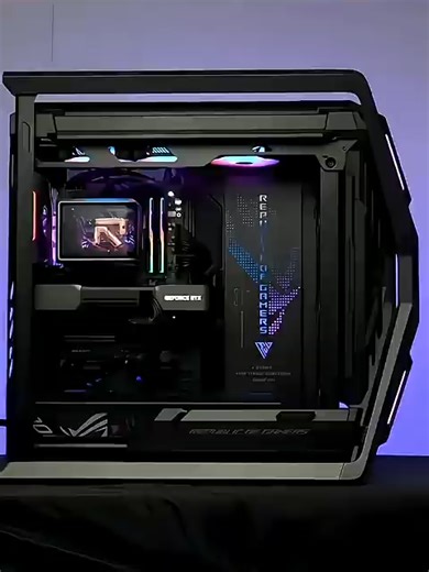 Dive into the details of this stunning custom liquid-cooled PC! Featuring a transparent chassis and vibrant pink coolant, this build is designed for both extreme performance and striking aesthetics. Every component meticulously chosen to create a truly unique gaming or workstation experience. What do you think of the custom loop? #PCBuild #CustomPC #LiquidCooling #GamingSetup #TechEnthusiast #watercooledchiller https://amzn.to/4a6qzyl