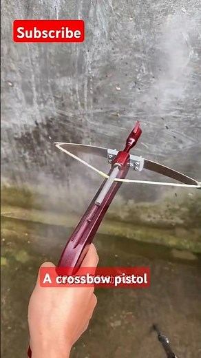 A crossbow pistol#hunter #hunting #nerf #toys #slingshot