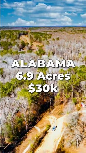 6.9 Acres of LAND for SALE in ALABAMA with County Water, Power & Creek • LANDIO