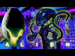 The BEST Monster High Doll Ever?! Skullector Alien Xenomorph Unboxing!