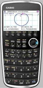 Casio fx-CG20 - Polar-and-parametric-expressions
