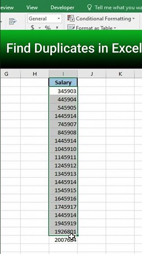 How to find Duplicates in Excel || Excel Shortcut key