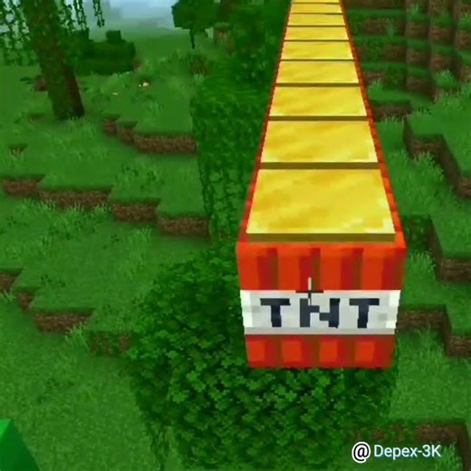 TNT RUN IN MINECRAFT.