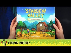 ASMR Stardew Valley Board Game Unboxing ✨ It's Beautiful! ✨ (soft spoken, tapping, relaxing)