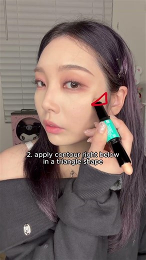 how to contour high cheekbones for an oval face shape