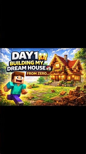 Starting my new Minecraft journey from zero… 🏡I #minecraft