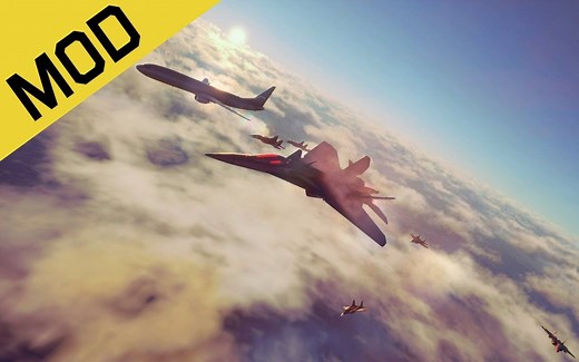 【僚机计划/MOD】驾驶用MOD解锁的X-PF突袭港口（MOD下载地址在简介里）