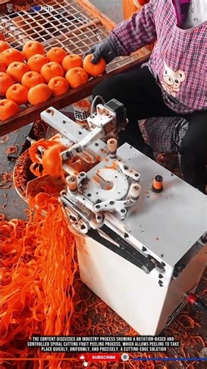 Innovation Technology Fruit Peeling: Fast Rotation, Precise Spiral, Minimal Waste #tech