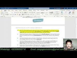 New Perspectives Access 2019 | Module 1: SAM Project 1b | #AccessModule1SAMProjectB