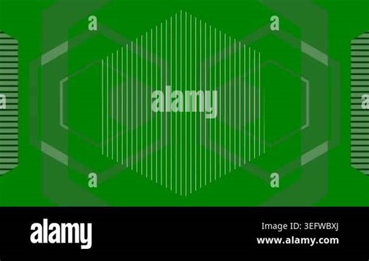 green hexagonal pattern background with diamond shape Stock Video Footage - Alamy