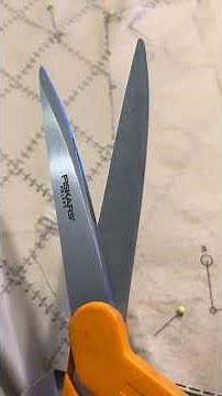 "Fiskars vs. Gingher Dress Shears | Which Cuts Better Through Stitched Fabric?"