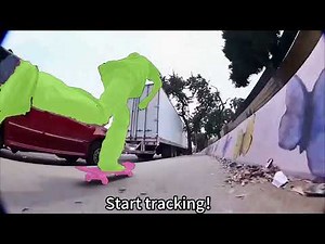 SAM-Track: Demo for the combination of two interactive methods.