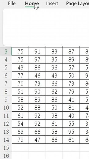 Creating a Frequency Distribution TABLE with Excel 03 #Shorts
