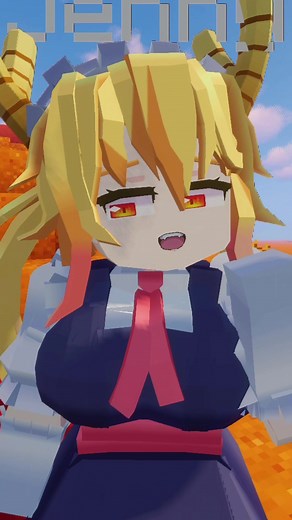 Tohru Anime Joins Minecraft with Jenny Mod