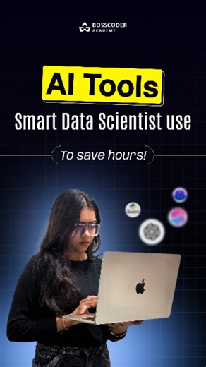 Bosscoder Academy on Instagram: "Still spending hours doing tasks??? 🤔 Use these AI tools and save your time!! . . . #datascientist #aitools #TechTips #codinglife #bosscoderacademy"