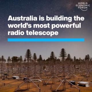 Letting us peer closer at the origins of the universe. Learn more about the history of space: http://ow.ly/CyTA50MA5t7 SKA Observatory | World Economic Forum