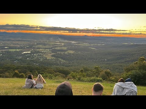 Mount Tamborine Queensland Australia Episode 8: Sunset at the Hang glider launch and Lookout