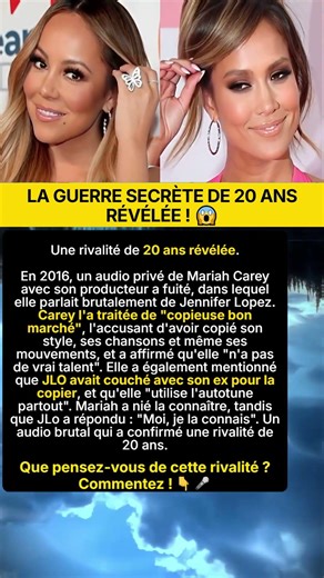 Rivalité Mariah Carey Jennifer Lopez