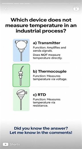 Industrial Temperature Sensors Quiz | Test Your Engineering Knowledge