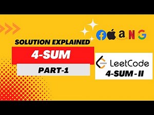 Crack the Code - Solve the 4sum -ll JAVA LEETCODE in Minutes! |4SUM | PART 1 | LEETCODE 4SUM