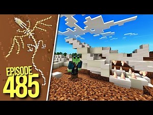 Dragon Fossil Excavation Site! - Let's Play Minecraft 485