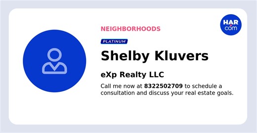 Shelby Kluvers - Neighborhoods - HAR.com