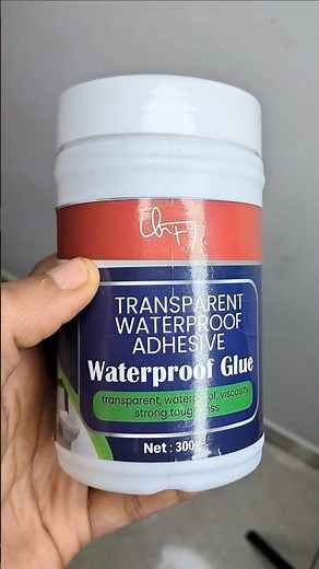 Transparent Waterproof Adhesive | For Leakage and crack sealing