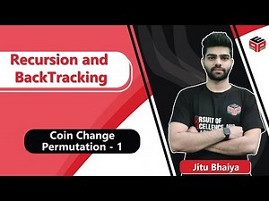 Coin Change Problem - Recursion| Coin Change Permutation- 1 Explained with Code